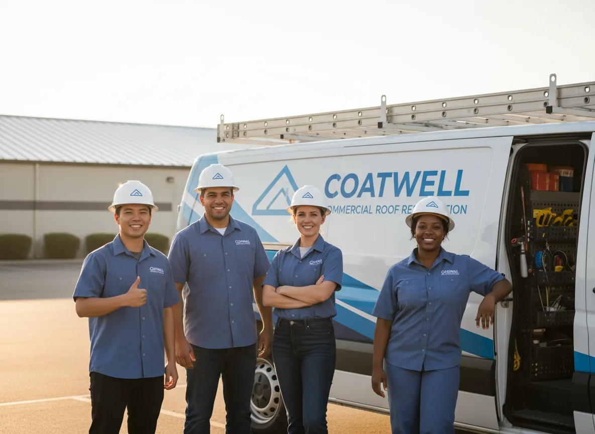 Commercial roof coating company in Drayden, MD